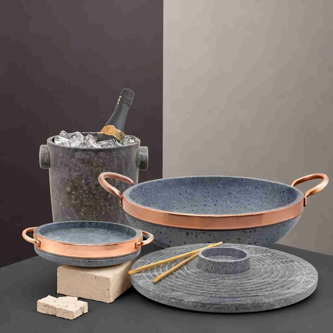 Natural stone cookware