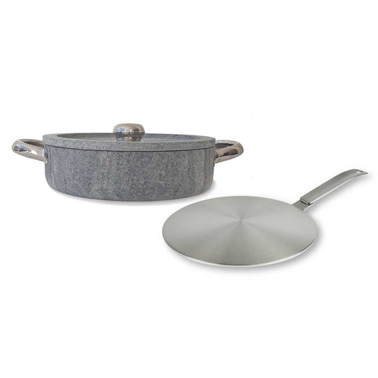 Sauté Pan Efestus 2.2lt and Heat Diffuser Plate 24cm